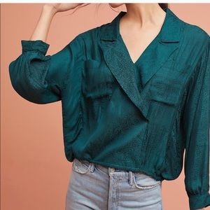 Anthropologie Maeve Almeria Top Size Medium